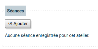 Ajouter une séance