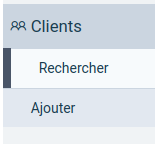menu clients