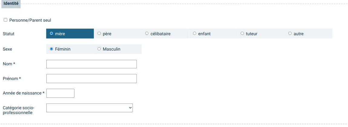 Informations sur le client