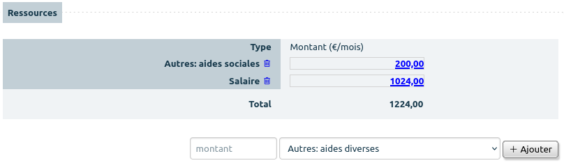 ajouter des ressources