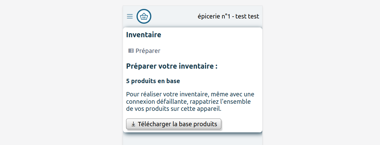 Charger les produits