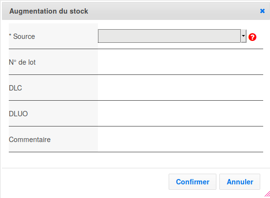 Augmente stock