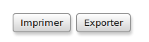 Boutons recherche et export