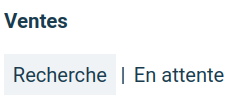 accéder aux ventes en attente